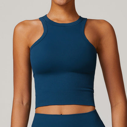 Sleeveless Low Waist Sports Bra Top