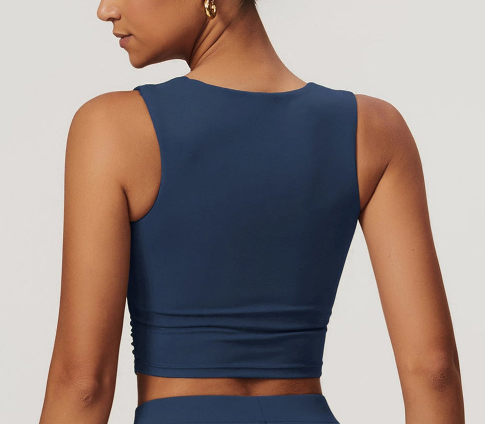 Square Neckline Sports Bra