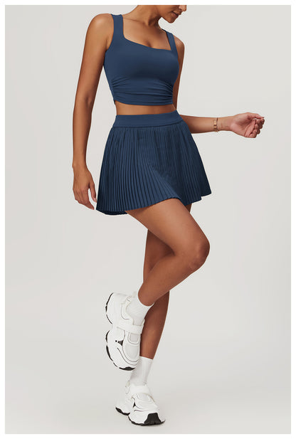 Soutien-gorge de sport à encolure carrée 