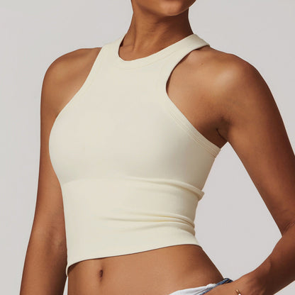 Sleeveless Low Waist Sports Bra Top