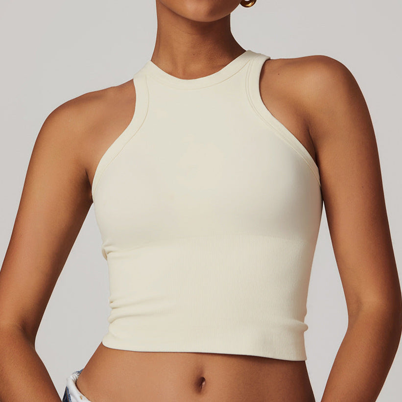 Sleeveless Low Waist Sports Bra Top