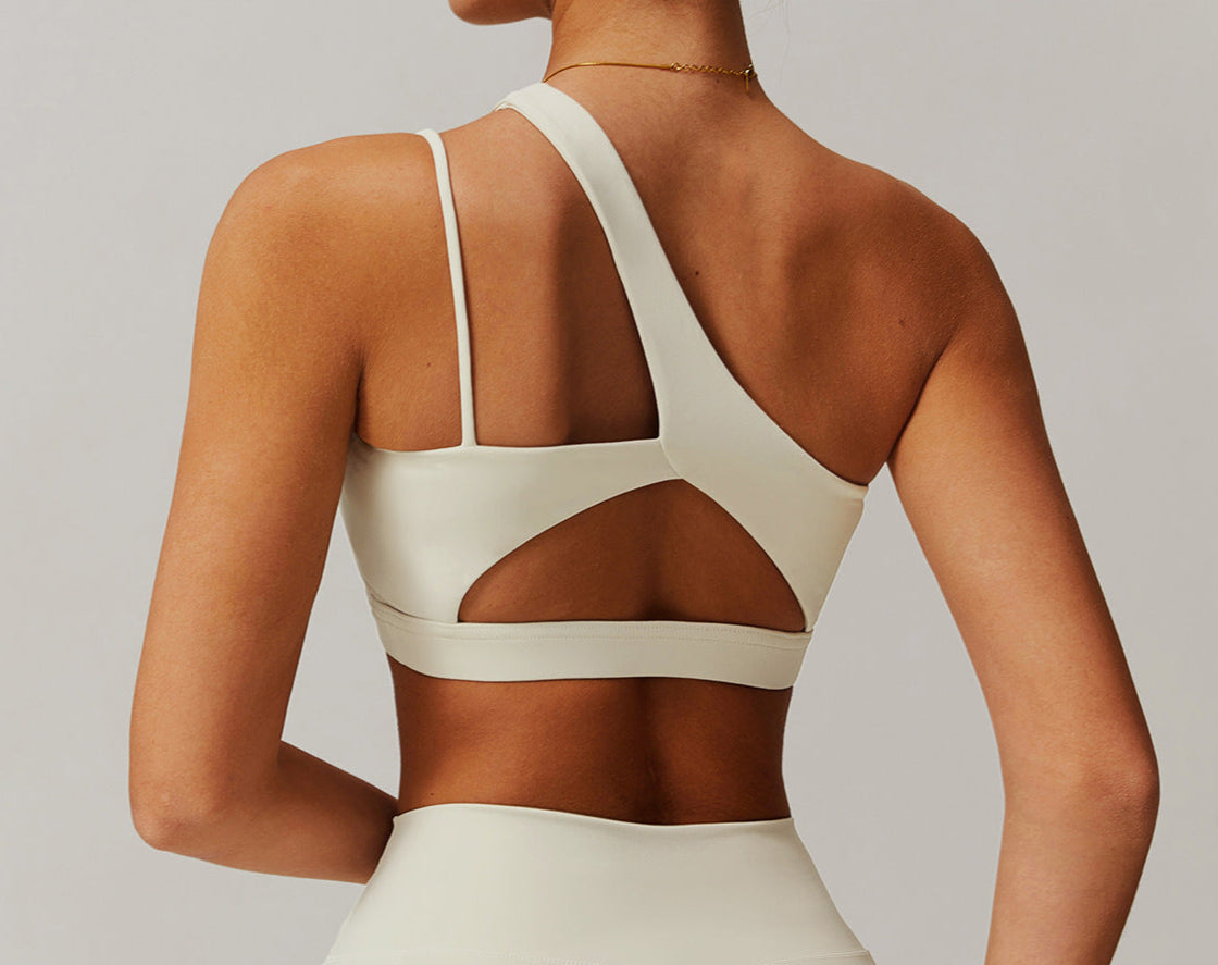 Asymmetrical One-Shoulder Athletic Top