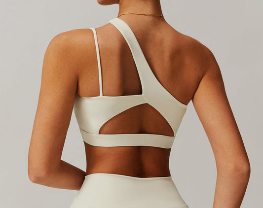 Asymmetrical One-Shoulder Athletic Top