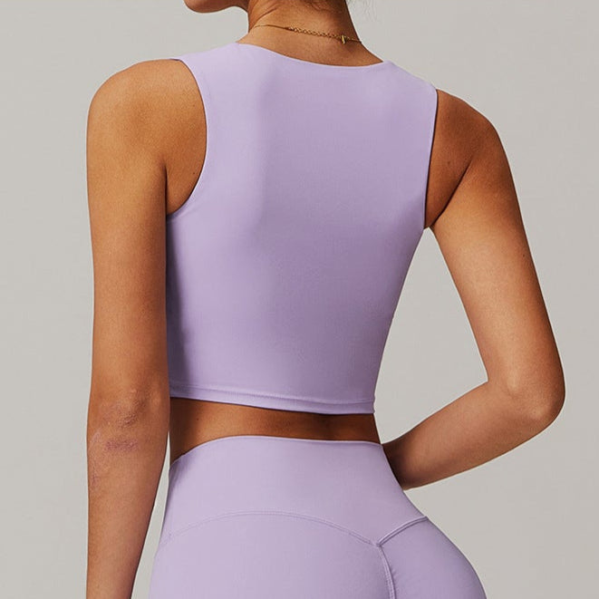 Square Neckline Sports Bra