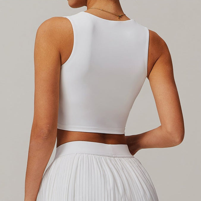 Square Neckline Sports Bra