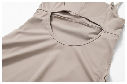 Robe de sport à bretelles spaghetti